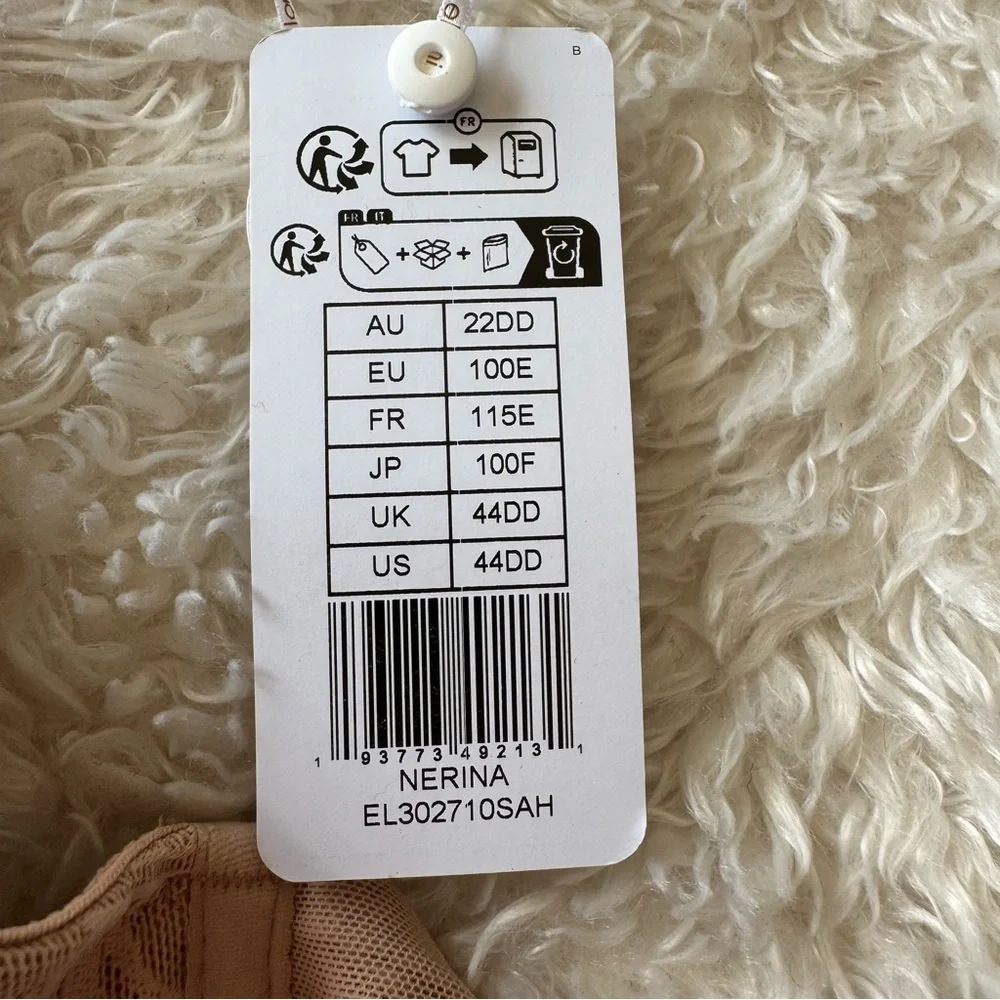 Elomi Nerina Spacer Seamless Molded Underwire Bra (302710) - Sahara 44DD NEW - Picture 10 of 10